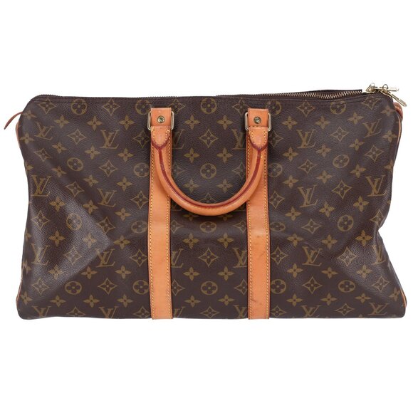 Louis Vuitton Monogram Keepall 45 Travel Boston Bag M41428 Weekender